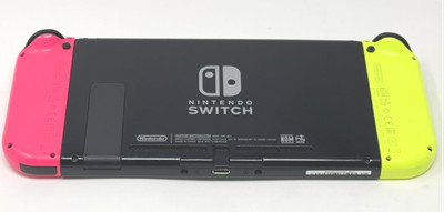 Nintendo Switch with Neon Pink and Neon Green Joy-Con HAC