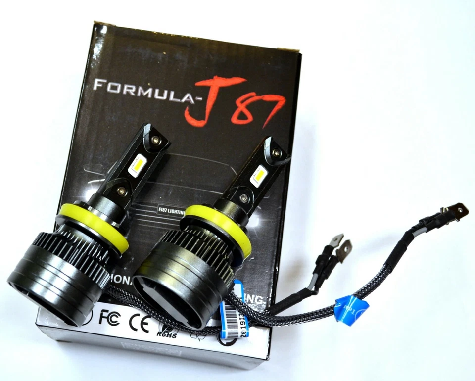 LED Kit G8 100W H9B 3000K Yellow Two Bulbs Head Light High Beam Replacement Lamp - Image 2 of 4