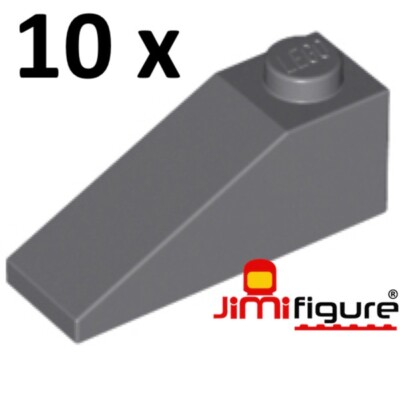 NEW 10 x LEGO 1x3 Slope 33 Degree Dark Bluish Grey 4286 Bulk Roof