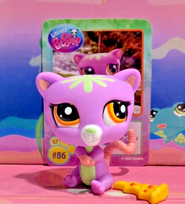 LITTLEST PET SHOP LPS G7 BLIND BOX SERIES 2 LILAC POSSUM #86 AS