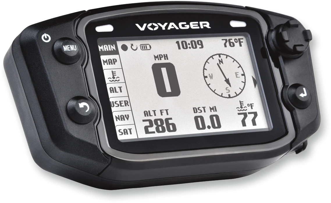 Voyager GPS Computer Kit Black Backlit LCD Display Ski Doo