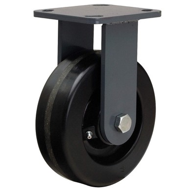 HAMILTON R-WH-6P Standard Plate Caster,Rigid,1200 lb. 5VG67