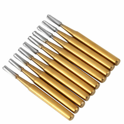 1-10 Box Dental Tungsten Steel Carbide Bur Crown Cutting Burs FG-1957 1.0*19mm