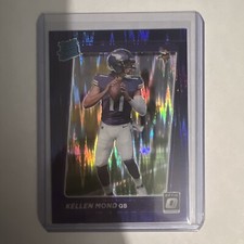Kellen Mond 2021 Panini Donruss Purple Prizm