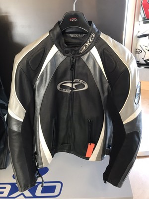 GIACCA MOTO IN PELLE AXO H1R7-02 TG. XL | eBay