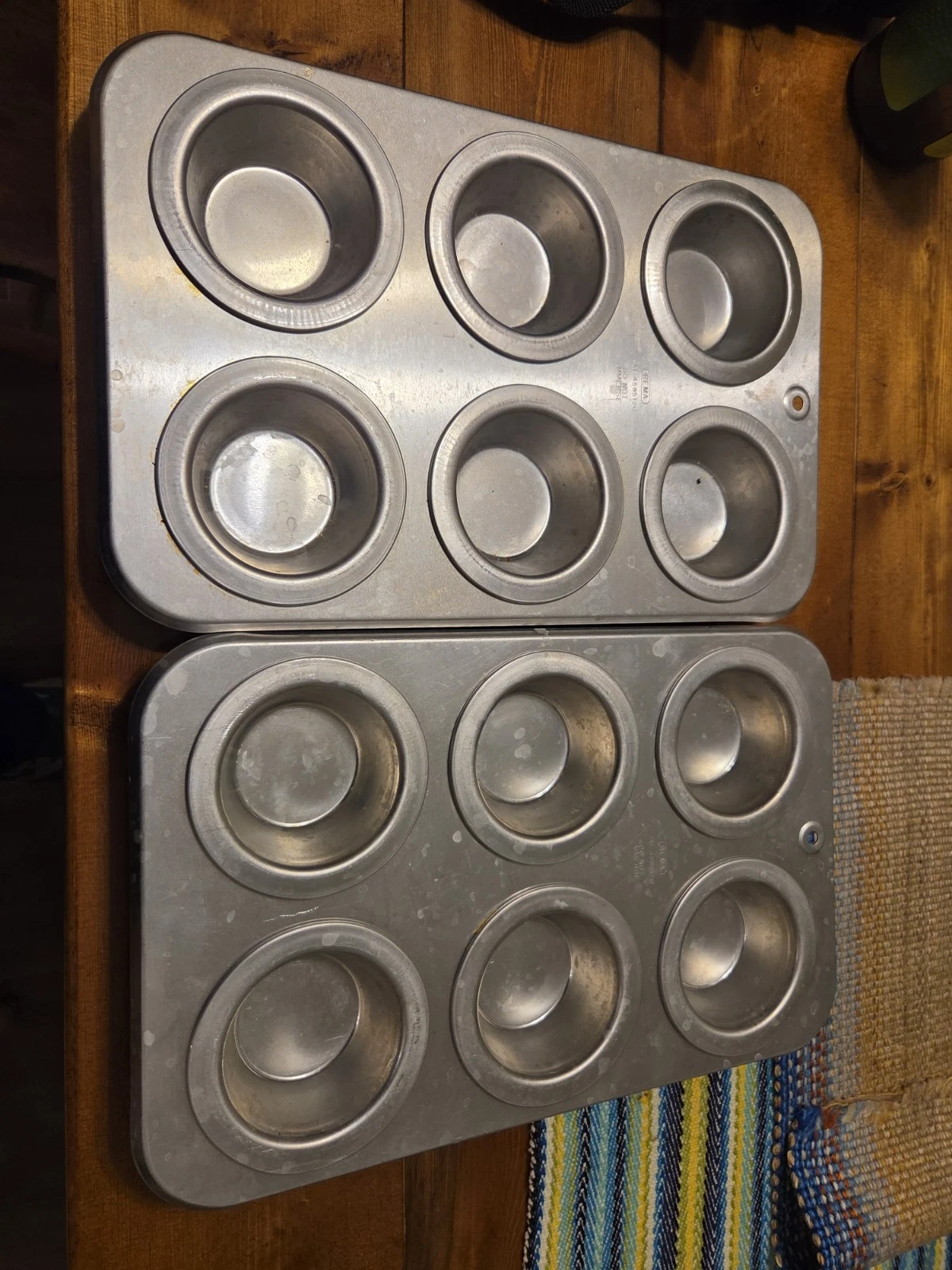 2 Rema Muffin Pan Double Wall Air Bake Aluminum Cupcake Pans #4595120
Opens in a new window or tab