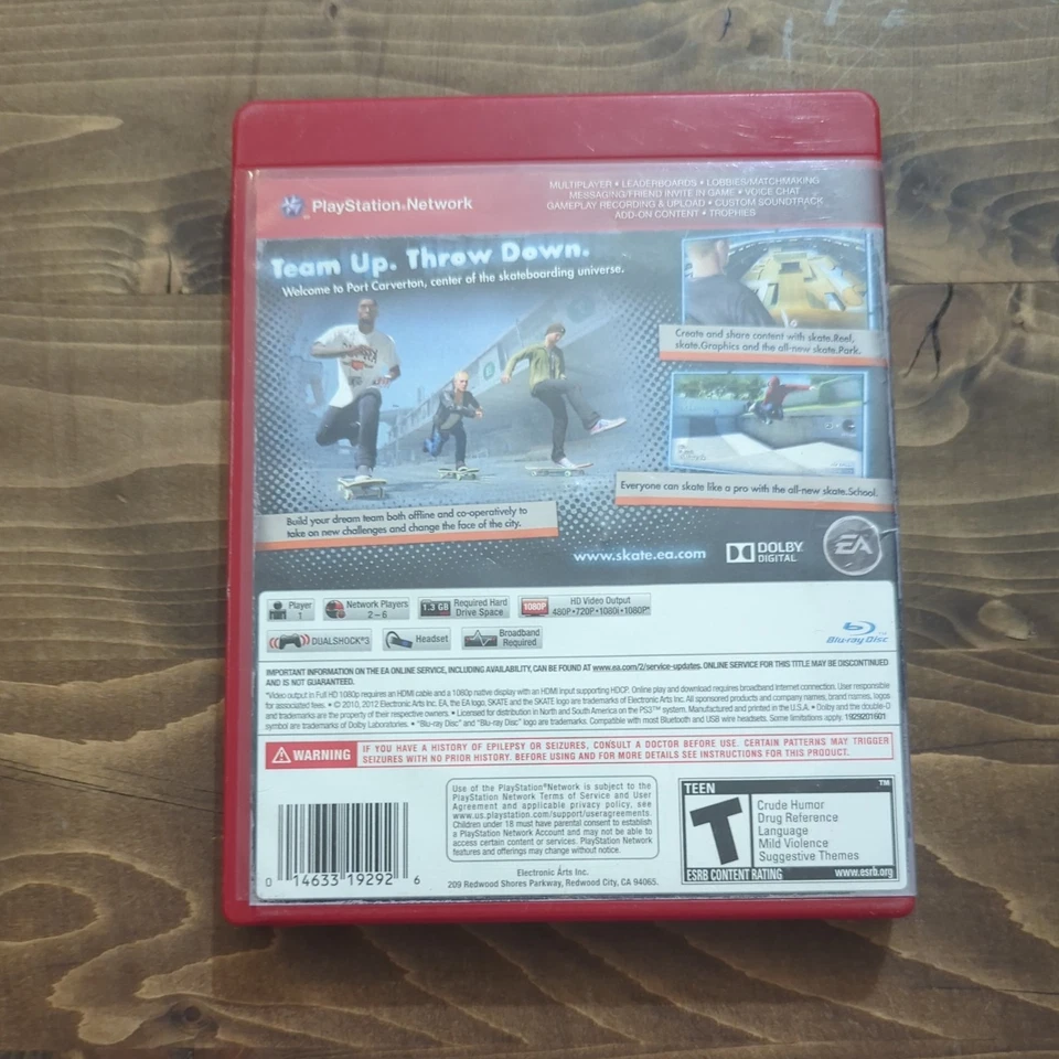 Skate 3 -- Greatest Hits (Sony PlayStation 3, 2013) CIB - Image 2 of 4