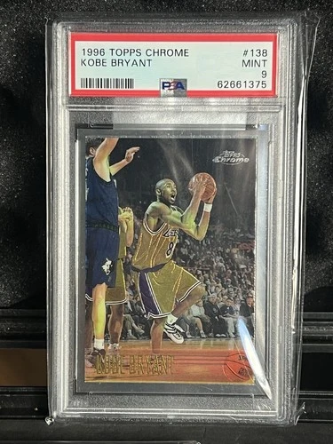 1996-97 Topps Chrome Kobe Bryant #138 (RC) Rookie PSA 9 MINT