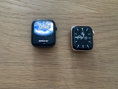 2 Apple Watch SE (1. Generation) 44 mm und 40 mm Smartwatch iOS