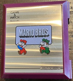 1983 NINTENDO Game & Watch MARIO BROS. MW-56 (Horizontal Multi Screen) TESTED!!!
