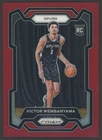 2023-24 Panini Red Prizm #136 Victor Wembanyama Spurs RC Rookie 75/299
