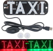 Taxi Lightdual Colors Taxi Led Sign Decor 2 Color Changeable Taxi Led