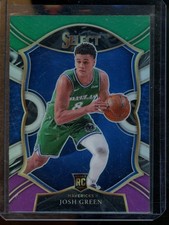2020-21 Panini Select Josh Green Green White Purple Rookie Dallas Mavericks #78