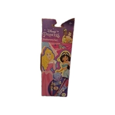 Disney Princess Schreibwaren Set Inkl. Bleistift, Stift, Radierer + Lineal. Alter 4+