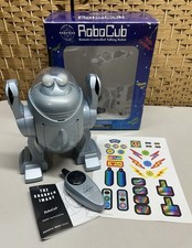 Robo Scout Sharper Image RoboCub Talking Robot With Remote Box Collectors Item