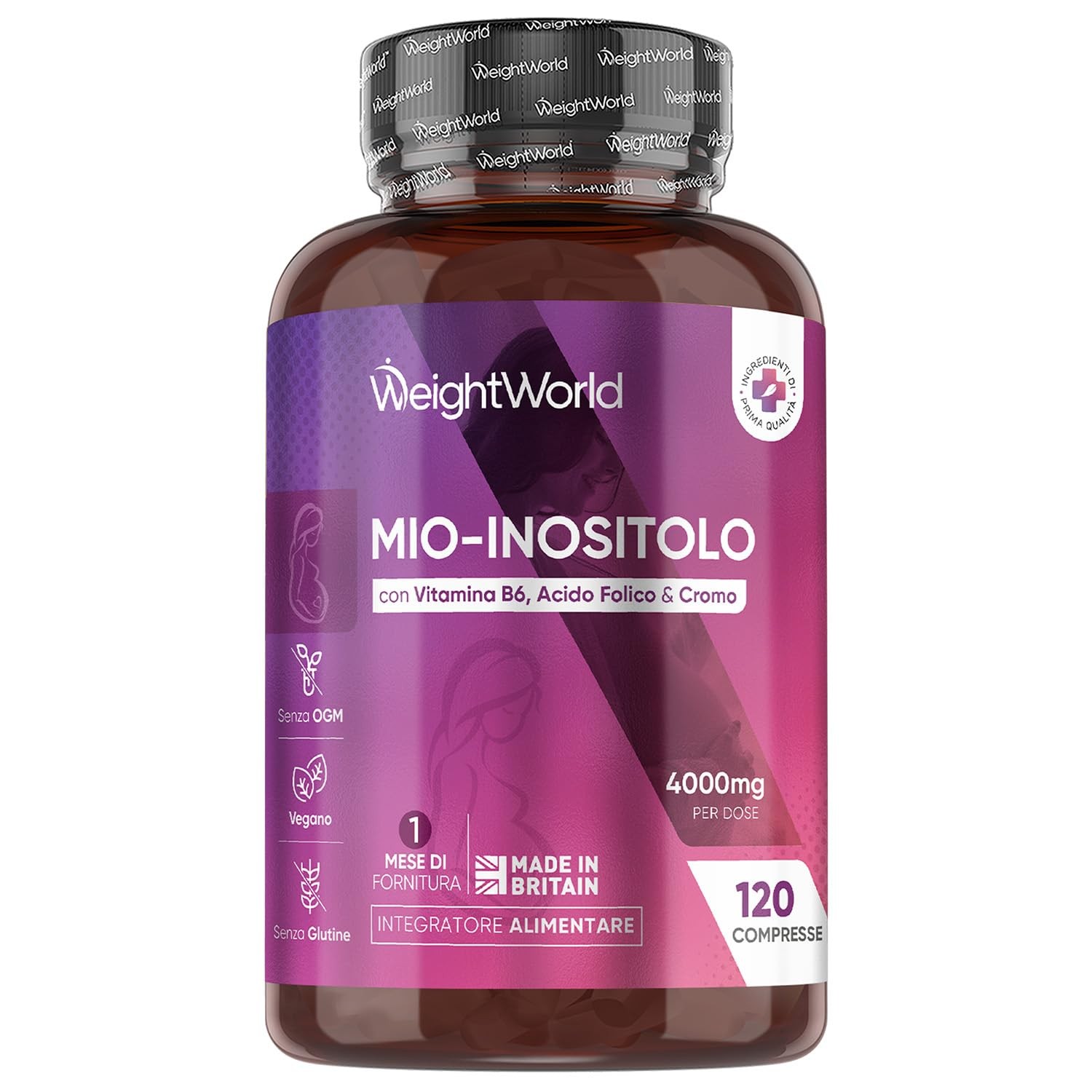 Myo Inositolo 4000mg Vegano | Il Mio Segreto per il Benessere Ormonale