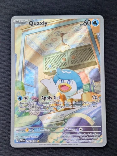 Quaxly 206/193 Illustration Rare Paldea Evolved Pokemon Holo NM/M