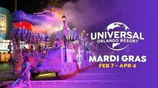 Universal Studios Orlando Mardi Gras - 2 TicketsMultiPark + General Parking Pass