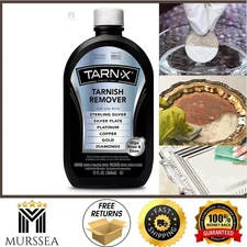 Tarn-X Tarnish Cleaner Sterling Silver Copper Jewelry Gold Diamonds 12 Oz Bottle