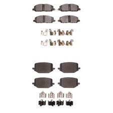 For Ford Police Interceptor Utility 20-26 Optimum OEp Front & Rear Brake Pad Set