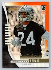 Johnathan Abram 2019 Panini Absolute Spectrum Orange 73/75 Oakland Raiders #182
