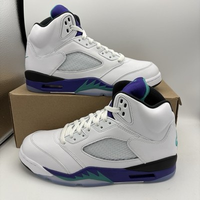 NEW Air Jordan 5 Retro Grape Men s Size 9 HQ7978-100 ;v74