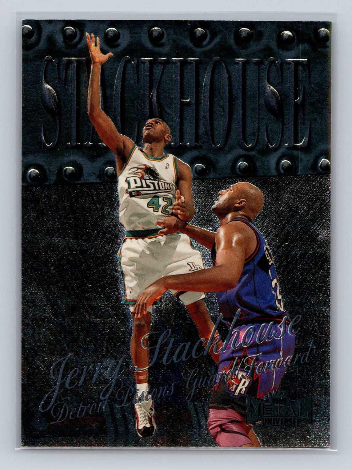 1998-99 Metal Universe #57 Jerry Stackhouse Detroit Pistons