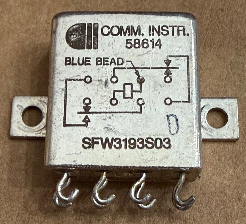 RELAY COMM INSTR 58614 SFW3193S03 , NEW