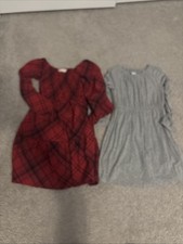 GAP Kids Girls Long Sleeve Dress Between Size Small 8 Lot Of 2