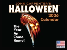 Halloween Calendar 2026 Michael Myers Gifts Monthly Wall Calender 12 Month | Ame