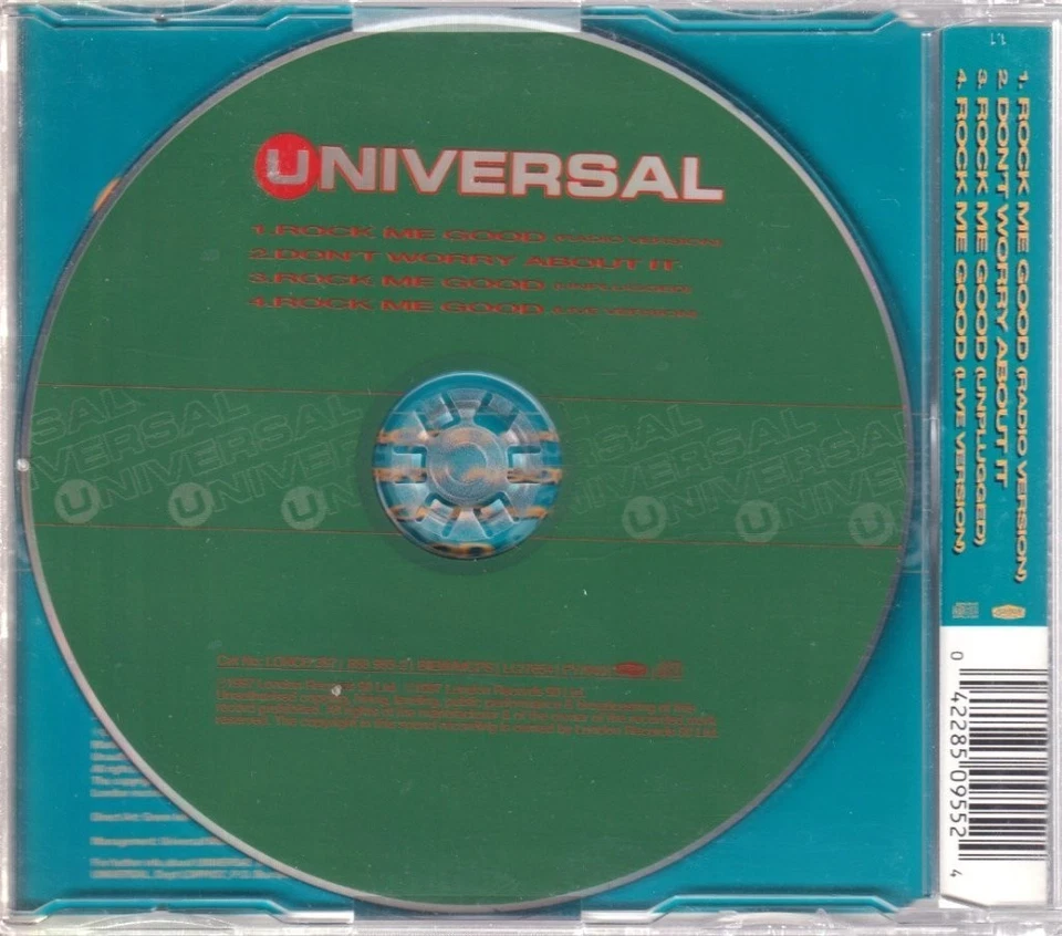 Universal (90er) Rock Me Good CD UK London 1997 LONCD397 - Bild 2 von 2