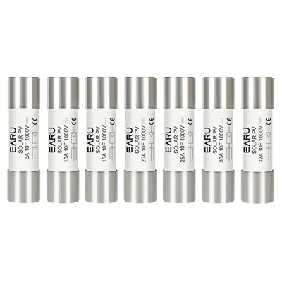 1/5/10/20/30PCS Solar DC 1000V PV Fuses 6A 10A 15A 20A 25A 30A 32A High Voltage