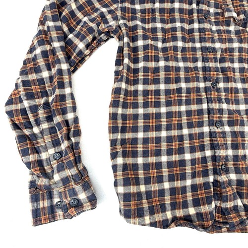 Patagonia Fjord Flannel Shirt Mens Small Plaid Organic Long Sleeve Button Up - Picture 3 of 10
