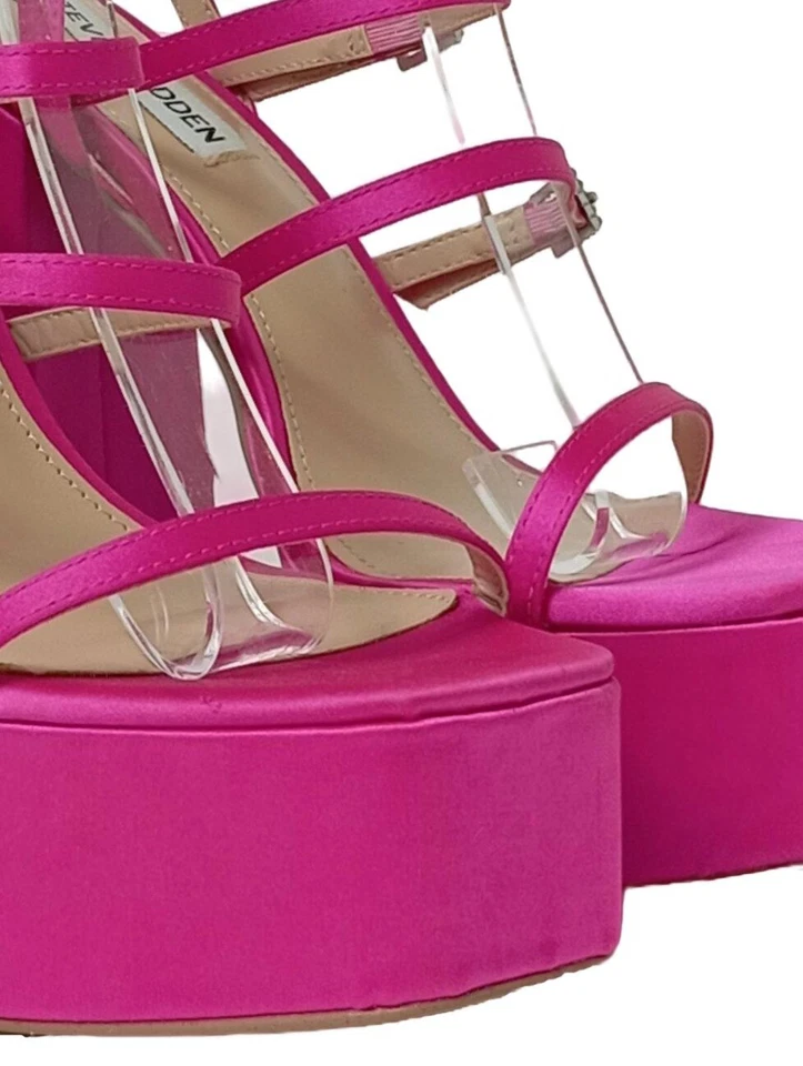 STEVE MADDEN Sandalias con plataforma Mujeres Sandalias Talla EU 36 rosa - Imagen 3 de 4