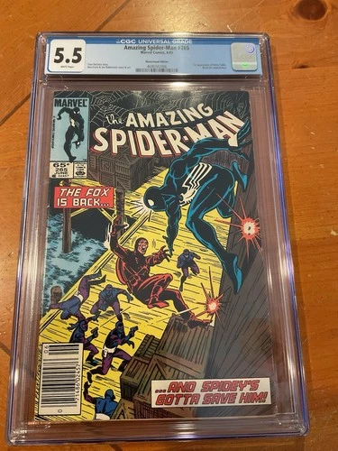 Amazing Spider-Man #265 Marvel Comics 1985 1st Appearance Silver Sable CGC 5.5
