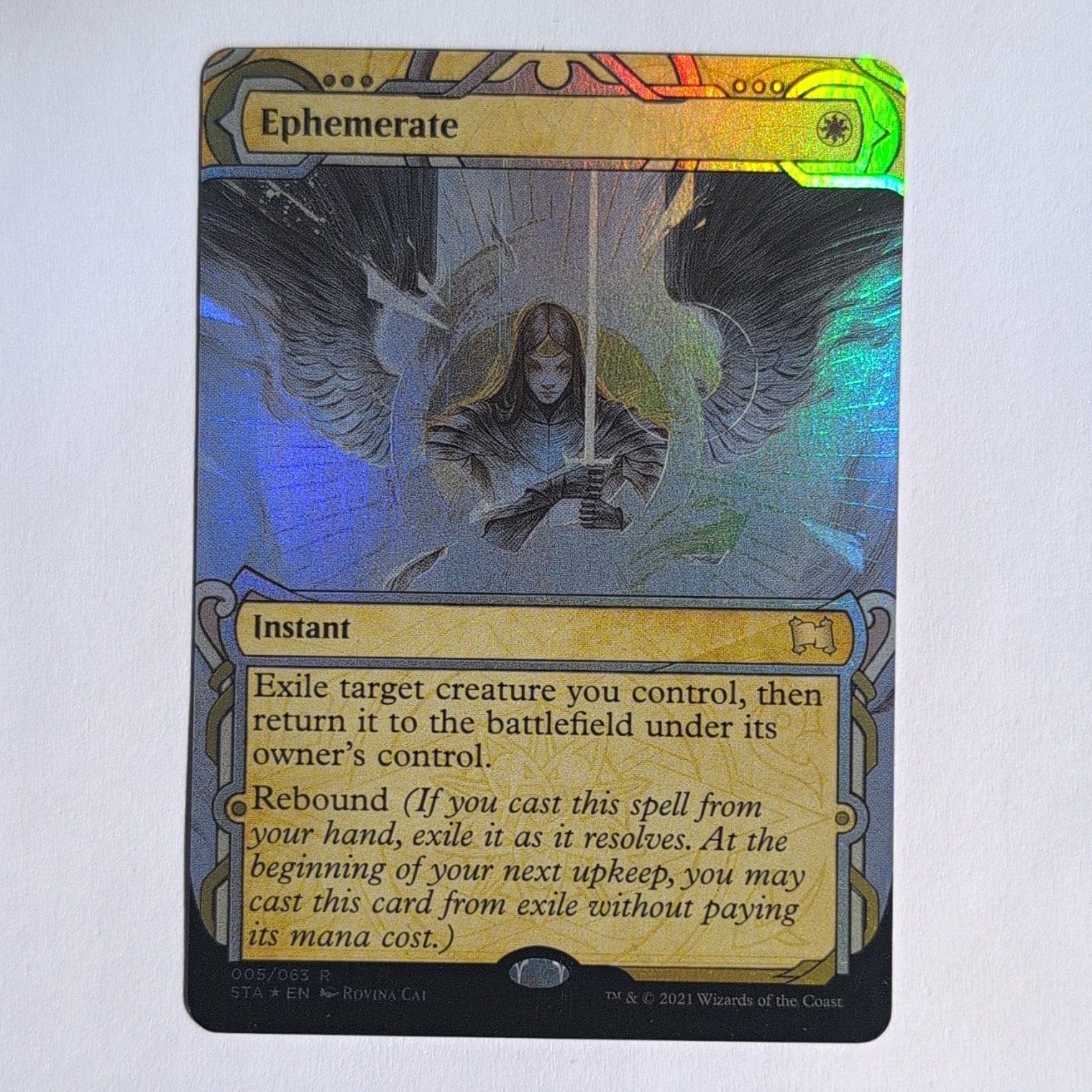 MTG Ephemerate Strixhaven Mystical Archive Alternative Art Foil #005/063 Rare