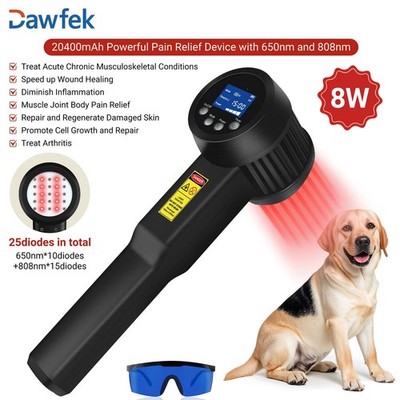 8W Red Light Therapy for Back Muscle Spasm 650nm+808nm Rapid Relaxation Support