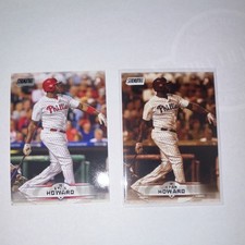 Ryan Howard Topps Stadium Club 148 Sepia and base Parallel Lot 2 Cards MLB