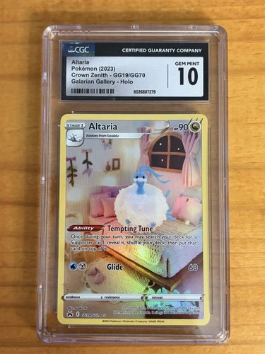 Pokemon TCG Altaria Holo GG19/GG70 Crown Zenith Galarian Gallery EN CGC 10