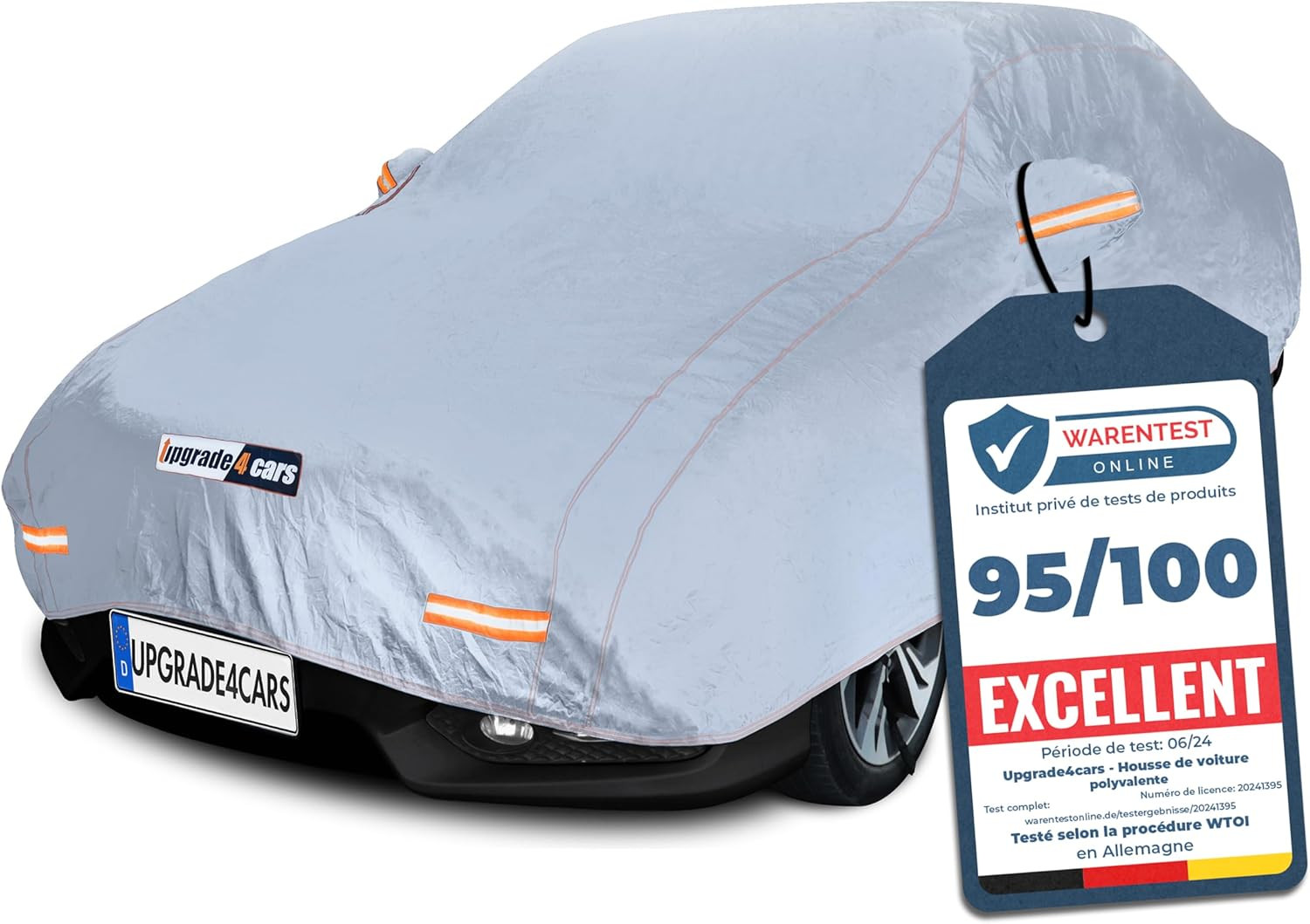 Bâche de voiture imperméable 431 cm housse anti-poussière protection pluie