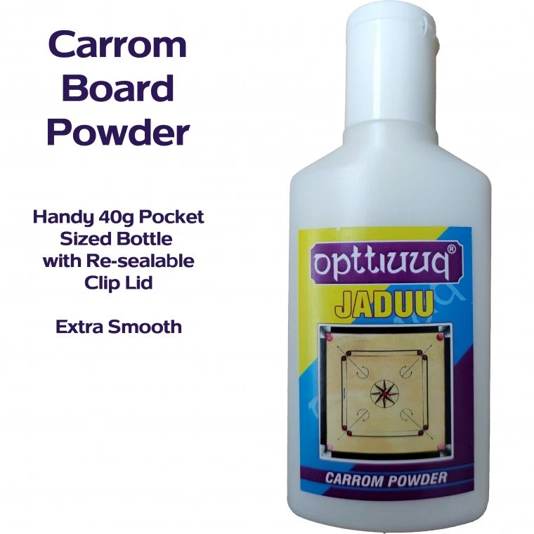 JADUU Carrom Board Powder 50g Extra Smooth Re-sealable Pocket Sized Free Postage