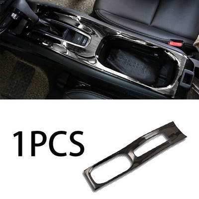 Black Titanium Central Console Gear Shift Panel For 2016-2022 Honda HR-V Vezel