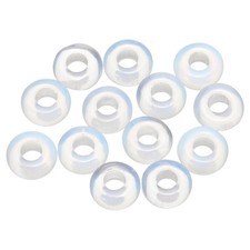 15pcs Natural Stone Beads 5x10mm Large Hole Craft Beads, Opal Stone