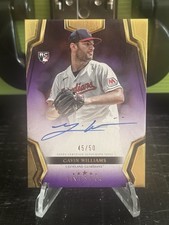 2024 Topps Five Star Autographs Gavin Williams #FSA-GW Purple /50 (AU, RC)