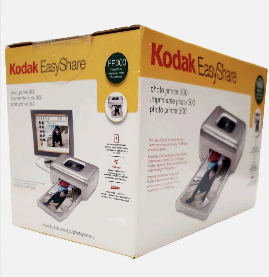 Vintage Kodak EasyShare PP300 - Classic Old School Photo Printer 300 - Image 3 of 4