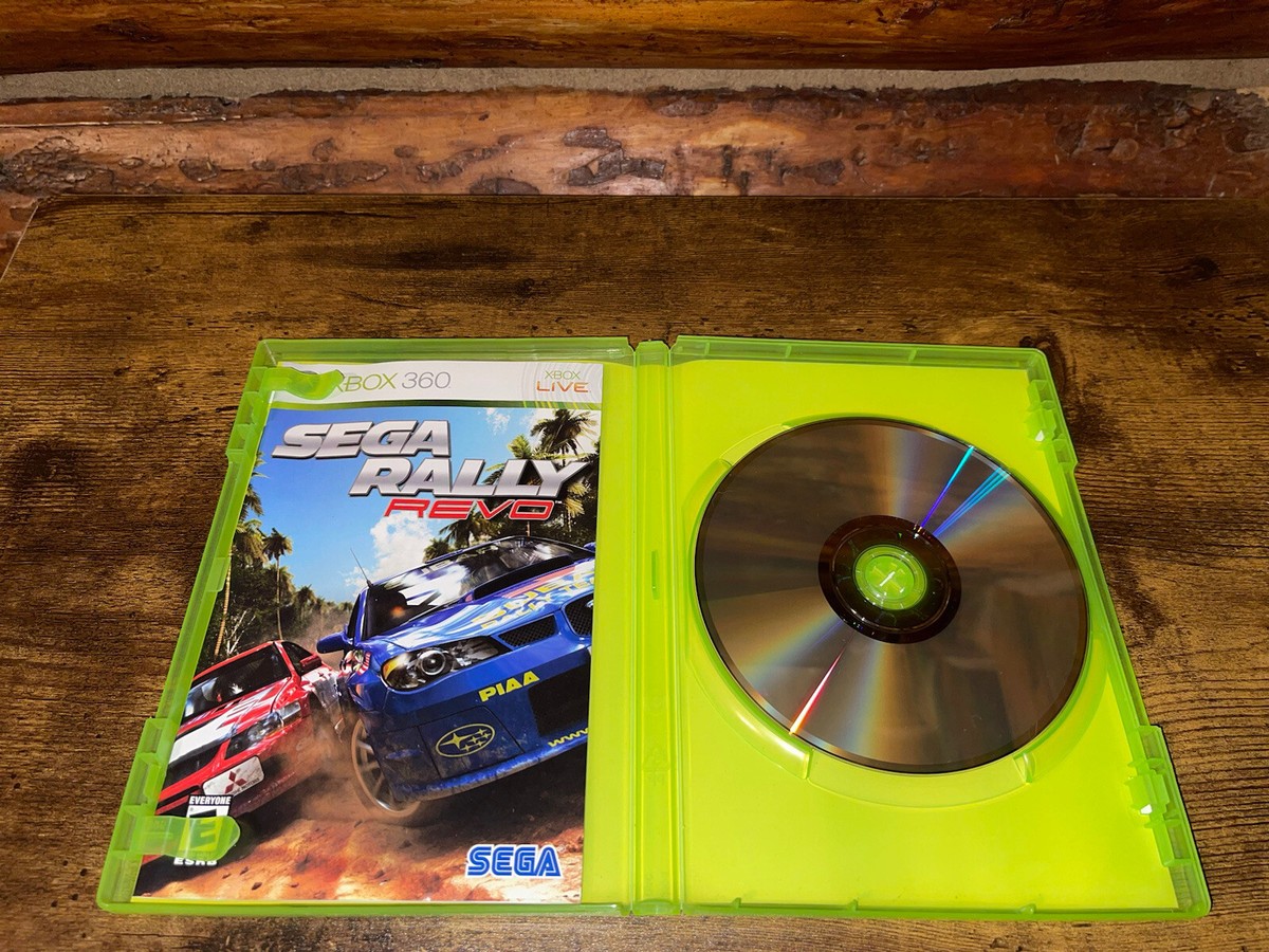 Sega Rally- Revo - Xbox 360 - W/ Manual - Rare! - Clean Disc