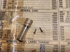Lot Of 2 NOS Elgin 16s Pocket Case Screws P/N 1590