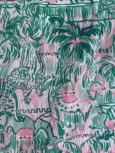 Lilly Pulitzer Donna Medium Madison Skort Agata Verde Rosa Golf Short - Foto 7 di 21