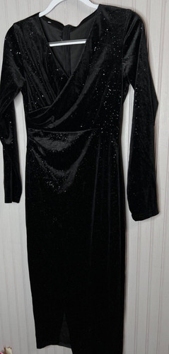 Womens GOWN M/L Black Elegant