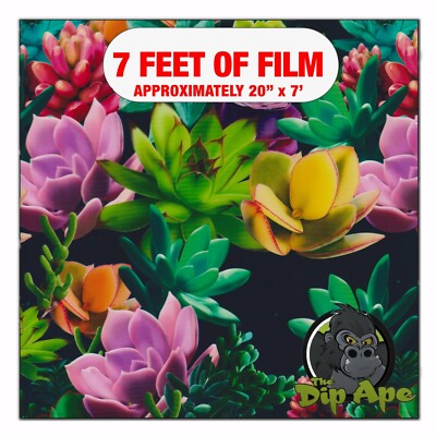 Hydrographic film Succulents hydro dipping 7' x 20" hydro dip | eBay